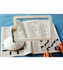 3X Full Page Screen Magnifier Hands Free Magnifying Glass With Brighter LED Light
